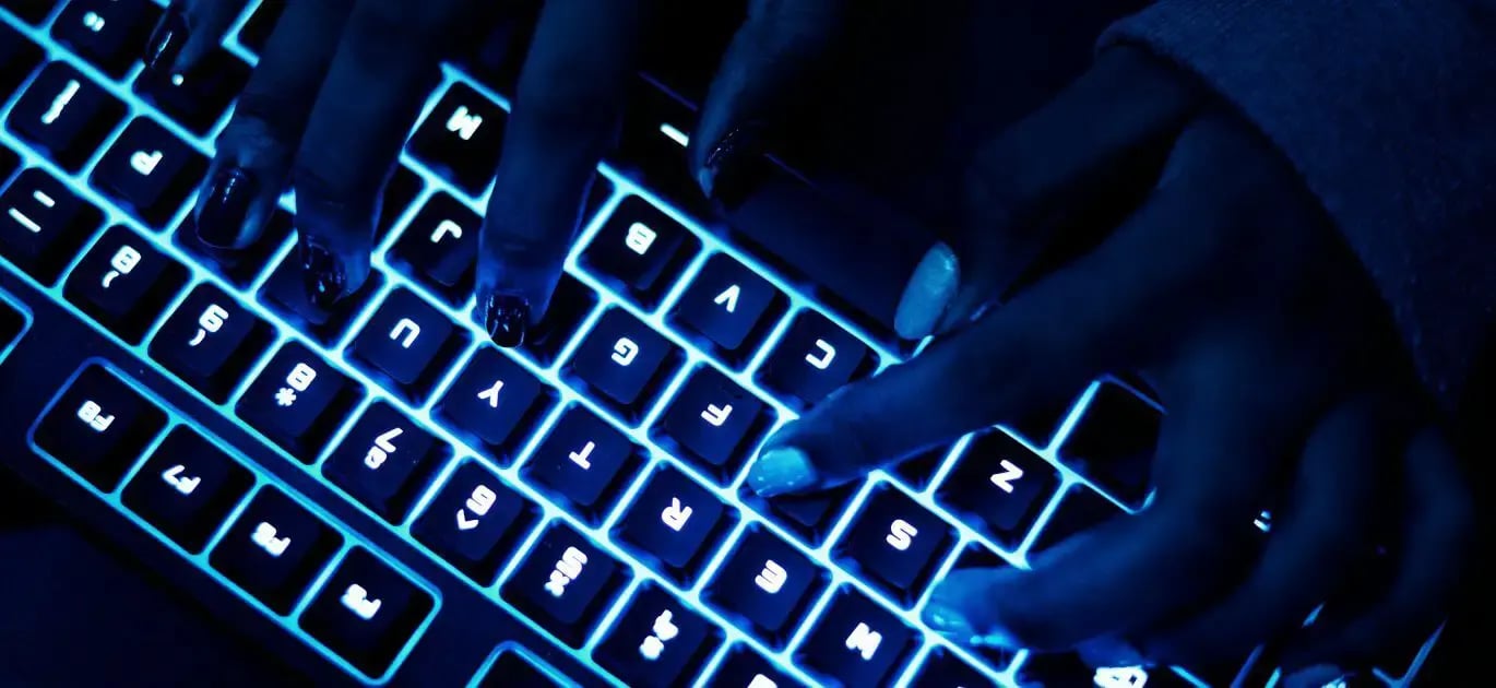 Ein Keyboard wird benutzt