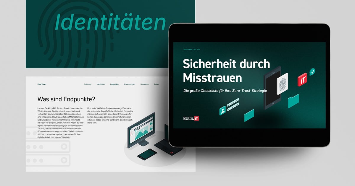 Vorschaubild auf das Zero Trust White Paper von BUCS IT