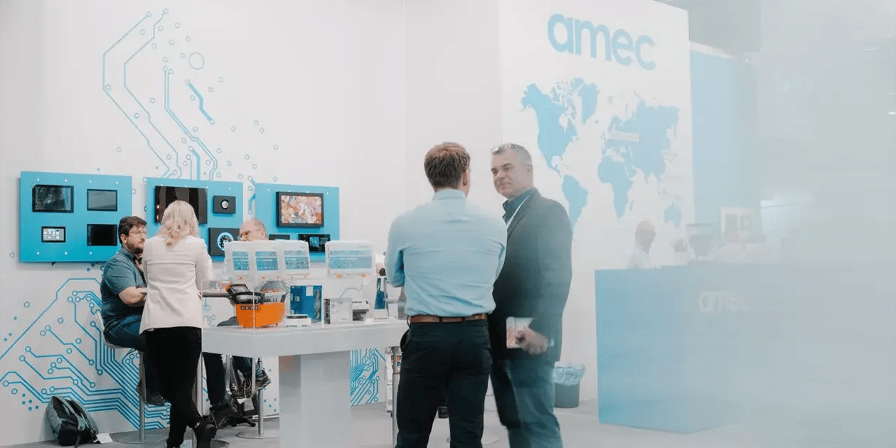 Messestand der amec GmbH