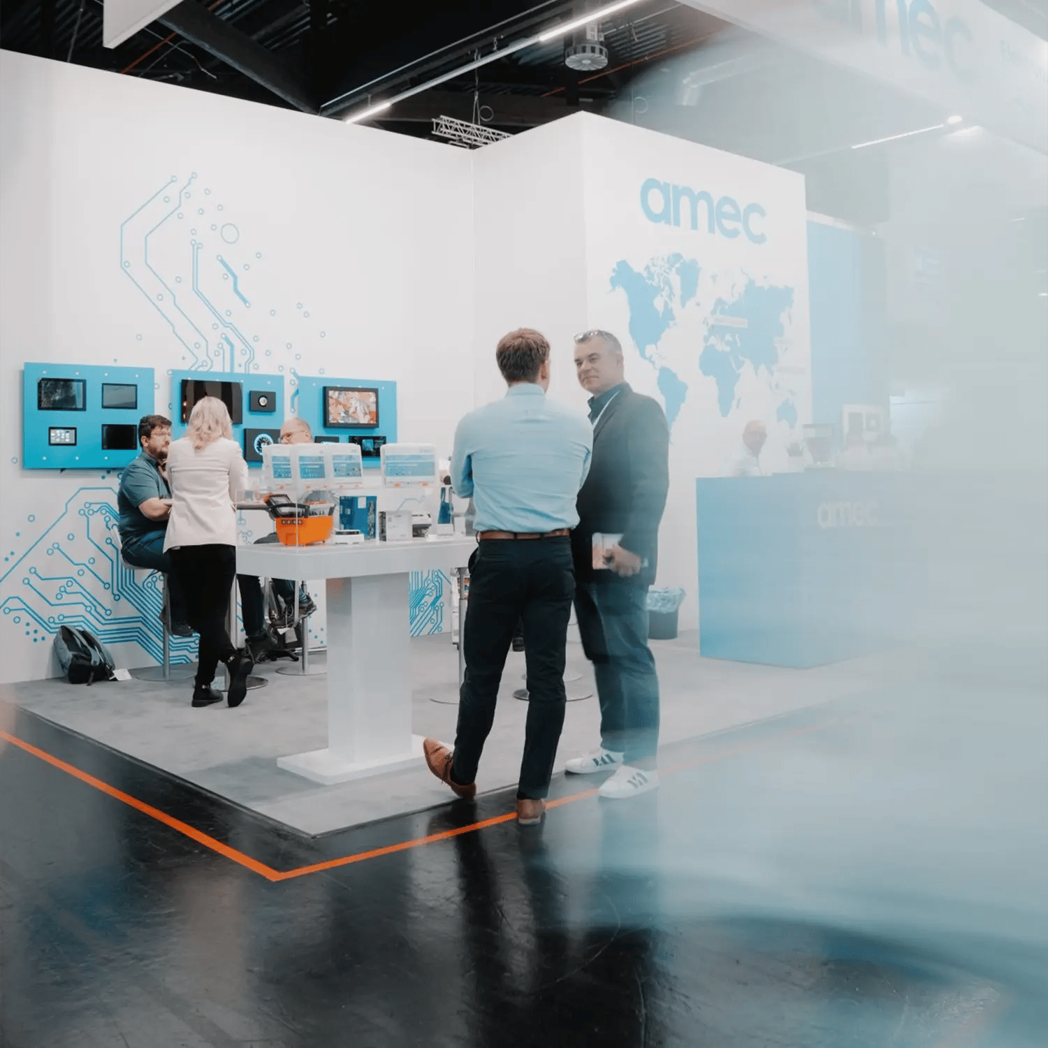 Messestand der amec GmbH