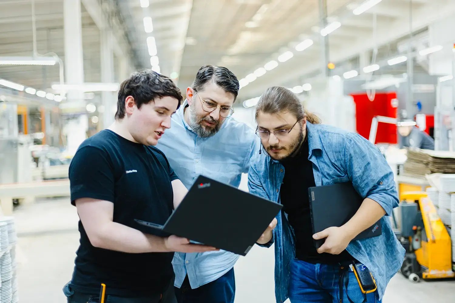 BUCS IT Team im Projekt bei BHS tabletop