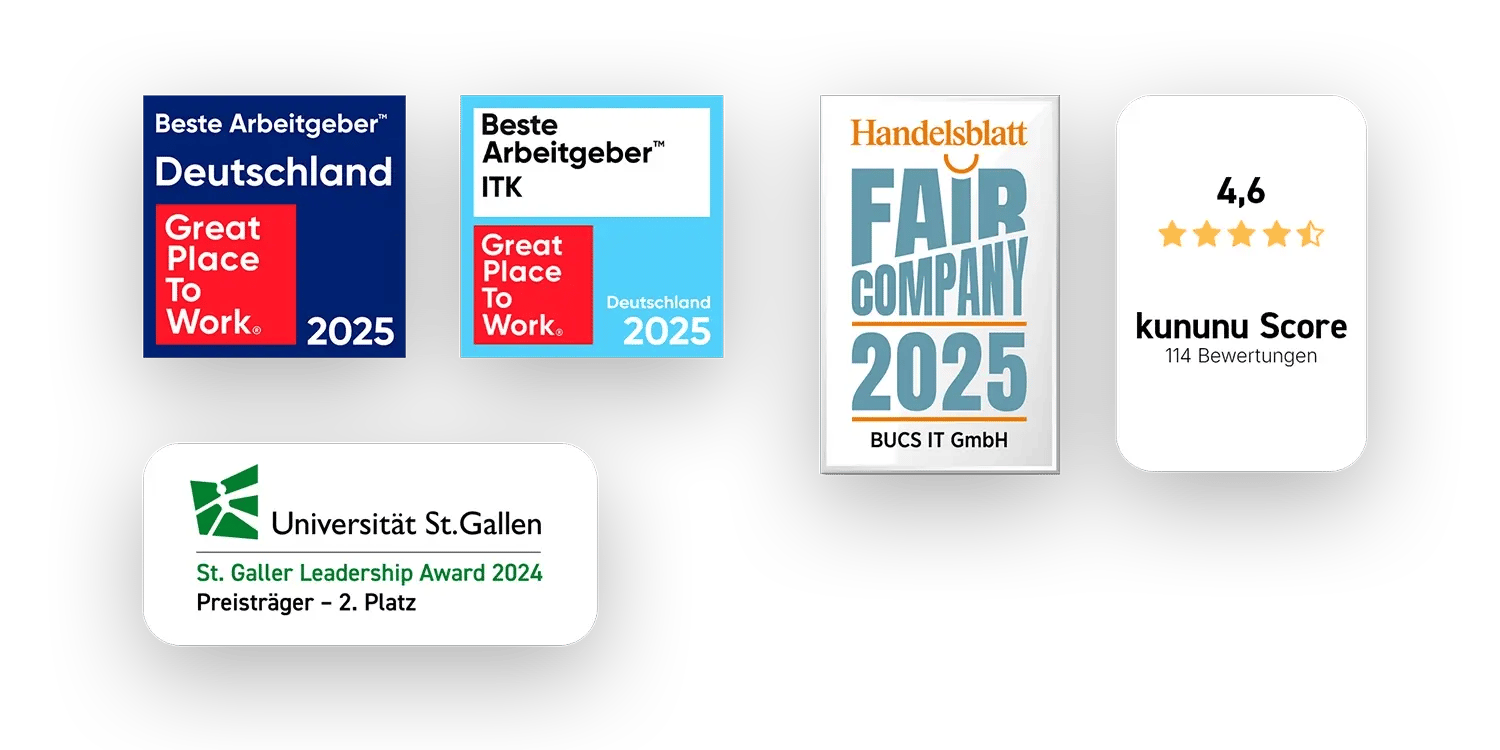 Übersicht über unsere Auszeichnungen