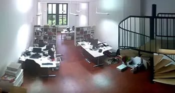 Erstes eigenes Büro in der Hofaue