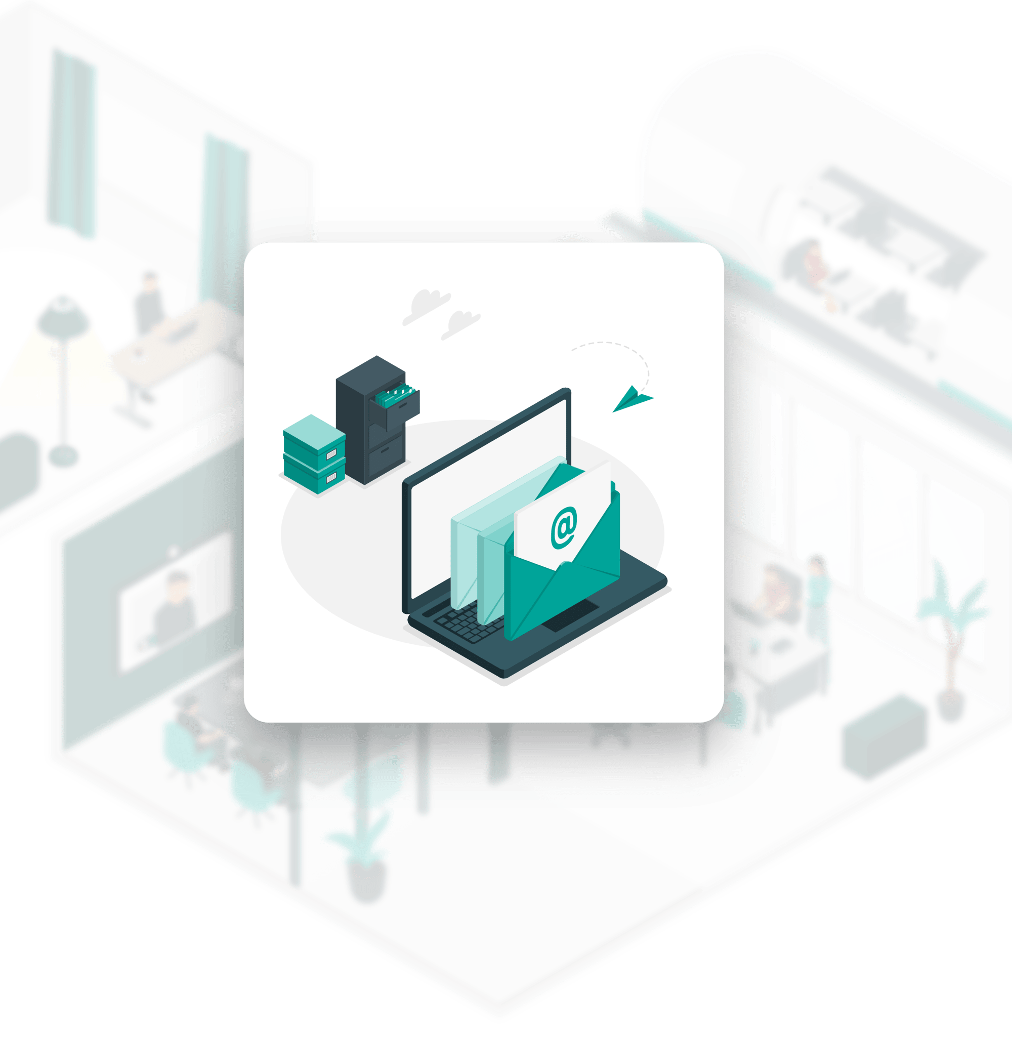 Eine Illustration des BUCS IT Managed Mail Archive