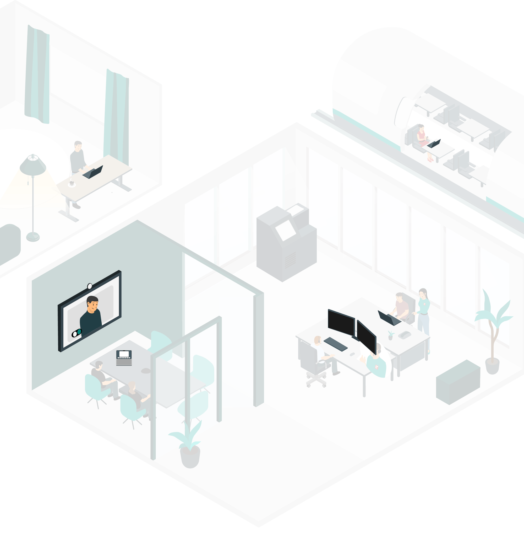 Eine Illustration der hochwertigen BUCS IT Ausstattung