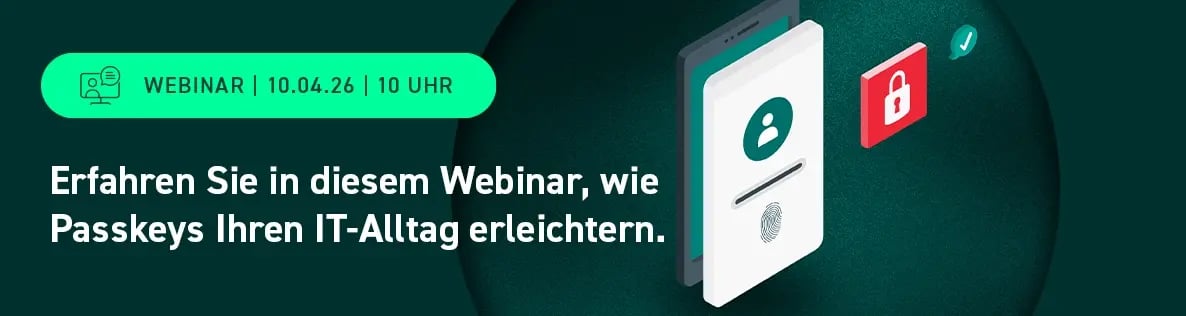 Anzeige für das BUCS IT Webinar zum Thema Passkeys