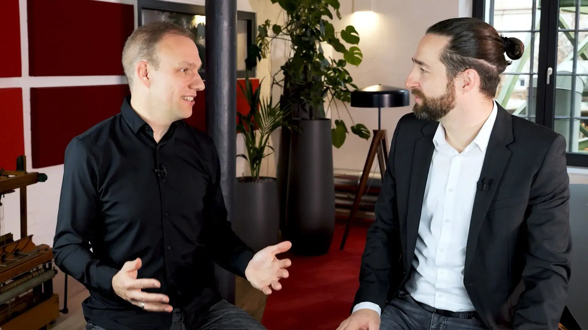 Robert Stübner und Dennis Felderhoff im Zwiegespräch