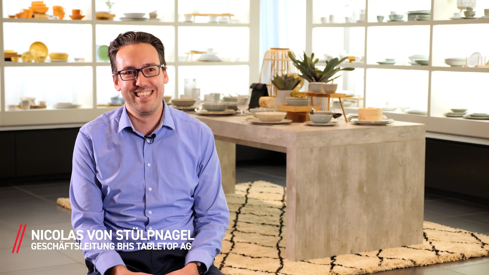 Video mit Nikolas von Stülpnagel von der BHS tabletop AG